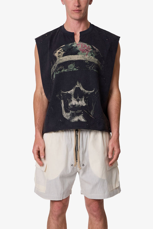 Head Shot Tank - Washed Black