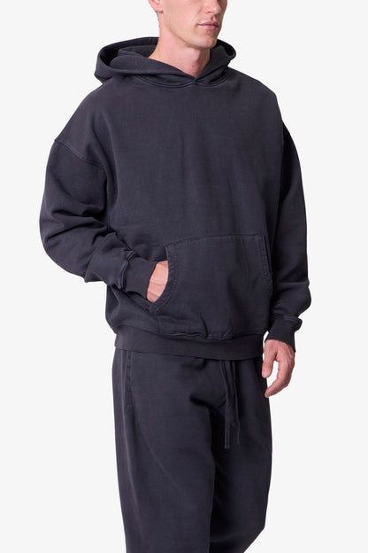 Heavy Basic Hoodie - Washed Black