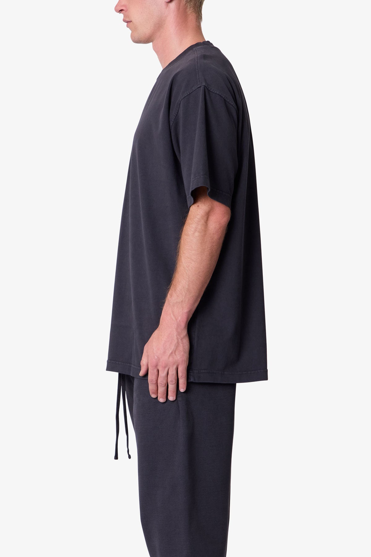 Heavy Basic Tee - Washed Black