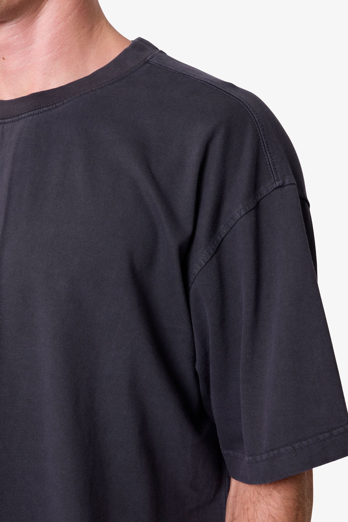 Heavy Basic Tee - Washed Black