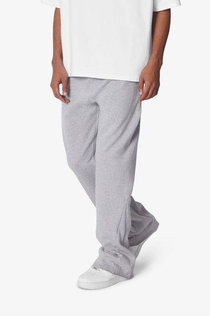Heavy Every Day Bootcut Sweatpants - Marled Grey