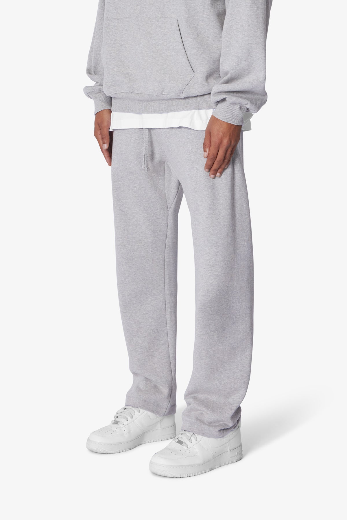 Heavy Relaxed Every Day Sweatpants - Marled Grey