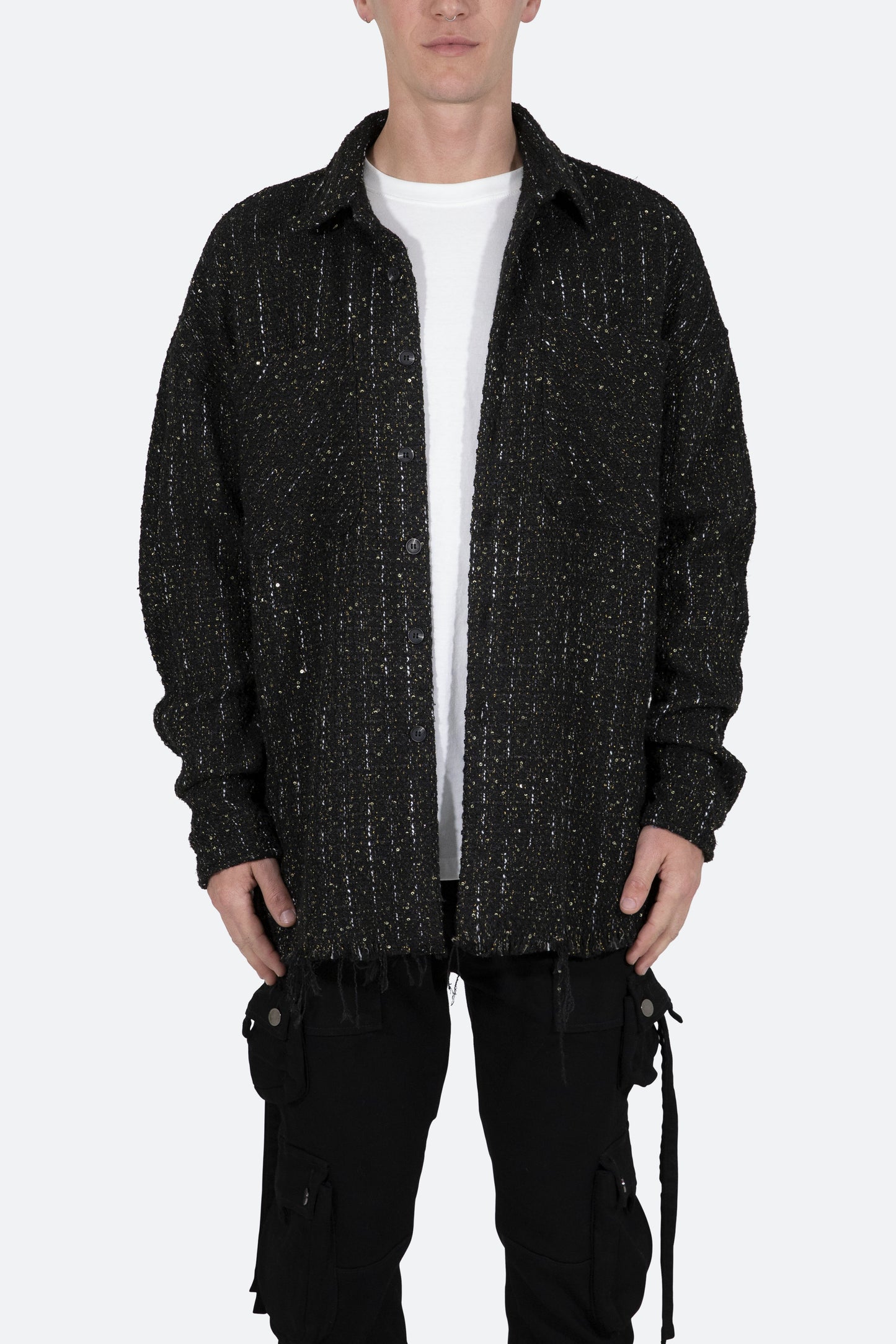 Heavyweight Woven Flannel - Black
