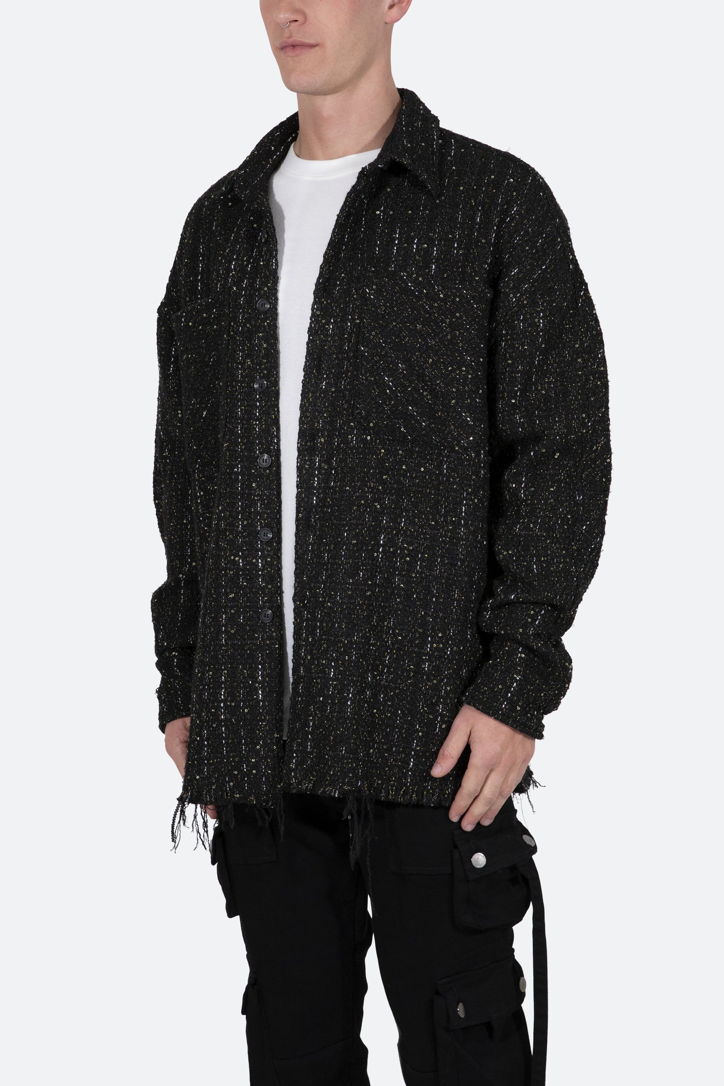 Heavyweight Woven Flannel - Black