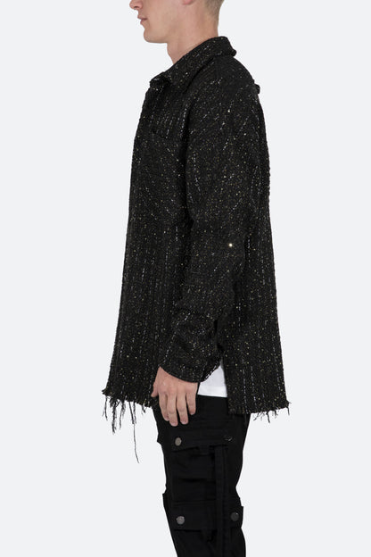 Heavyweight Woven Flannel - Black