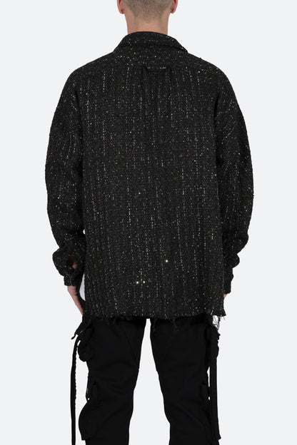 Heavyweight Woven Flannel - Black