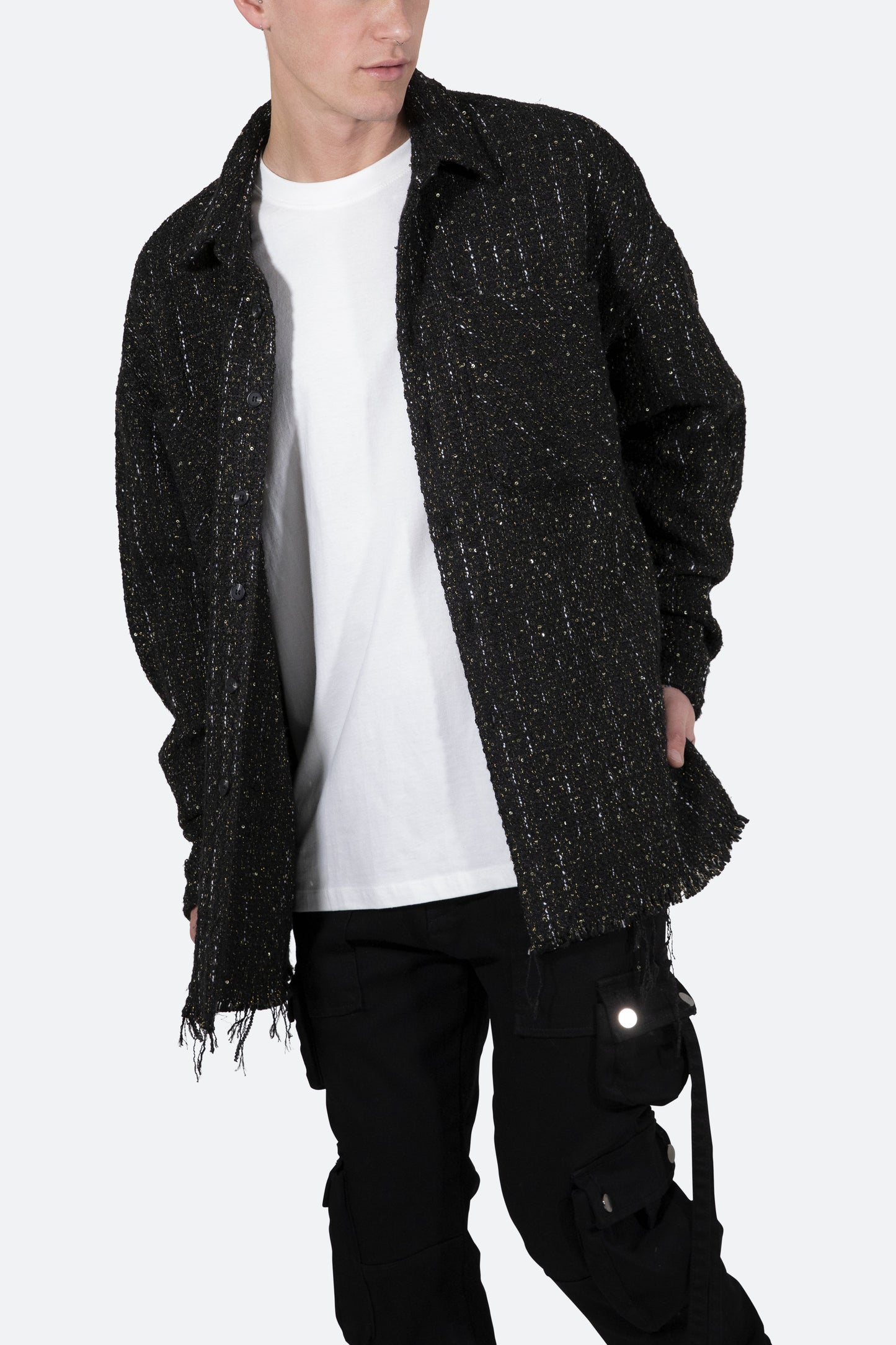 Heavyweight Woven Flannel - Black