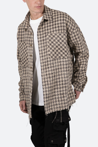 Heavyweight Woven Flannel - Brown
