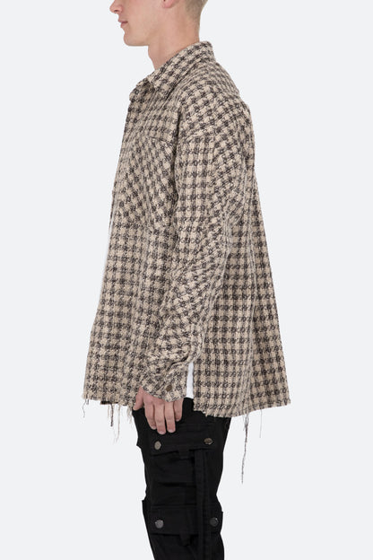 Heavyweight Woven Flannel - Brown