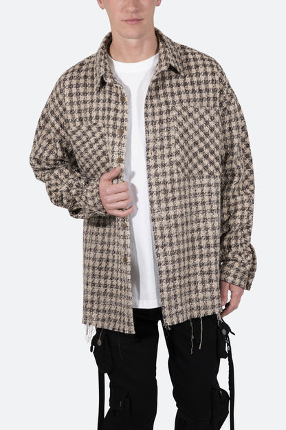 Heavyweight Woven Flannel - Brown