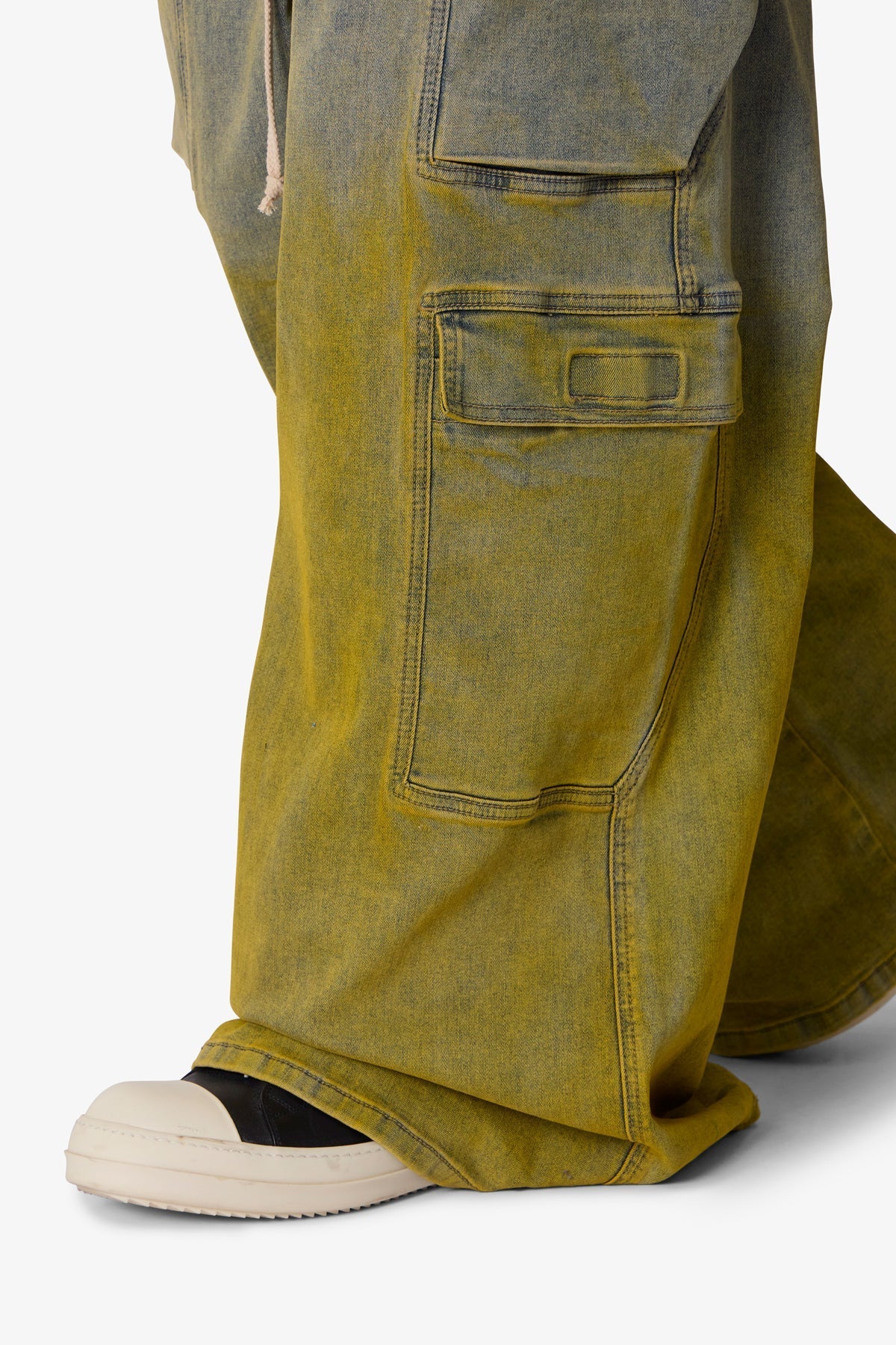 K13 Rave Double Cargo Pants - Blue/Yellow