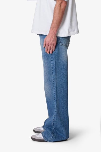 Kick Flare Denim - Washed Blue