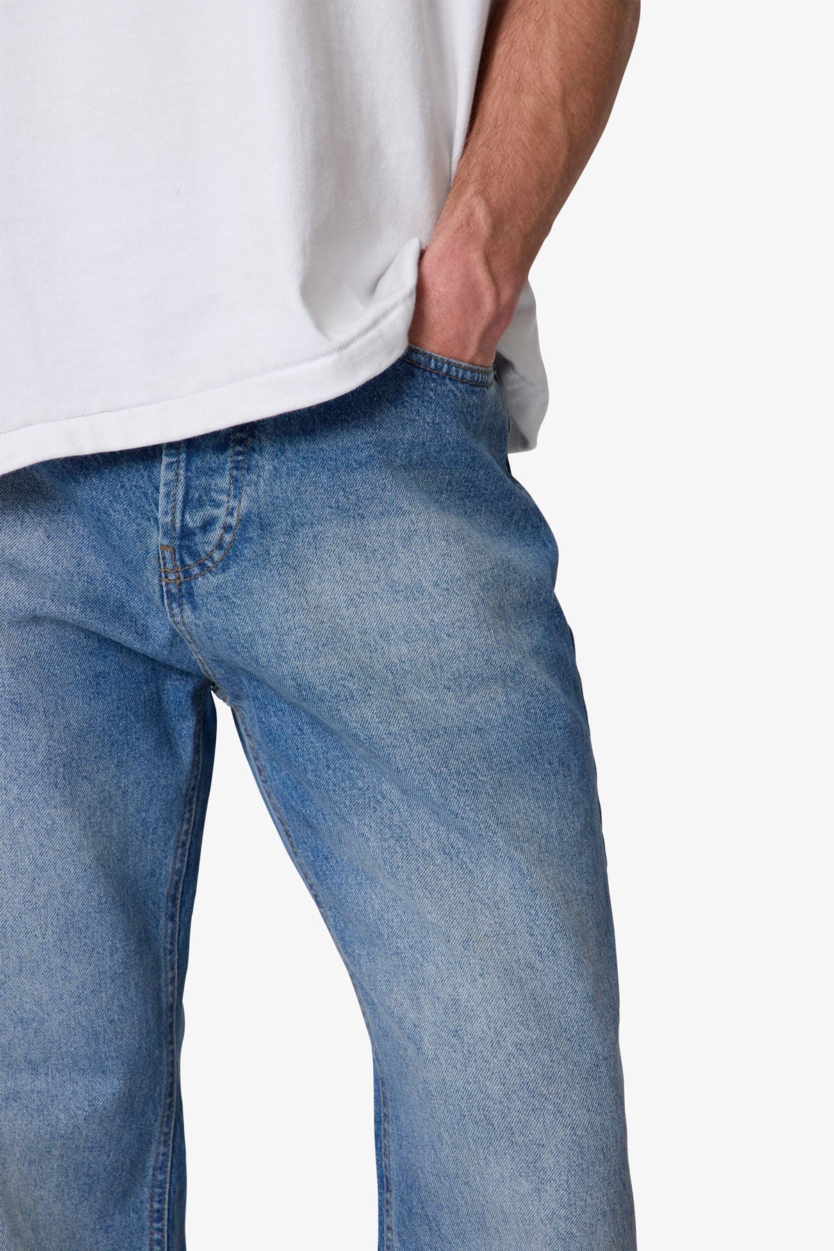Kick Flare Denim - Washed Blue