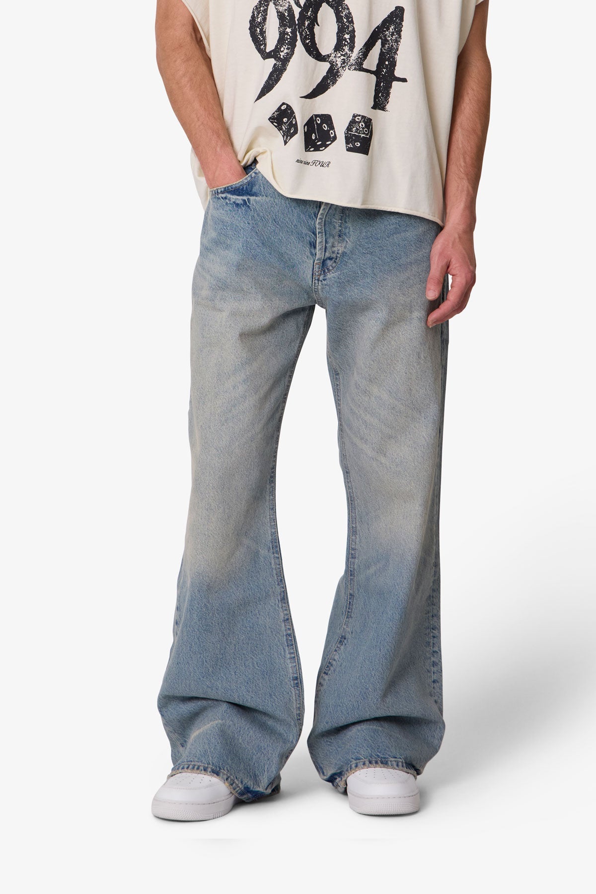 Kick Flare Denim - Western Blue