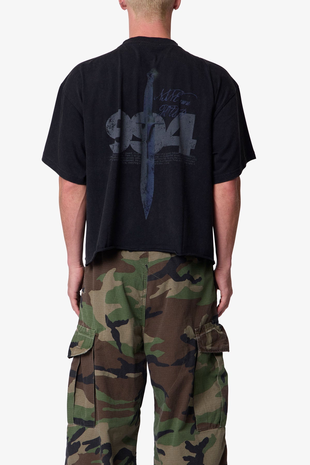 Knife Skull Tee - Black