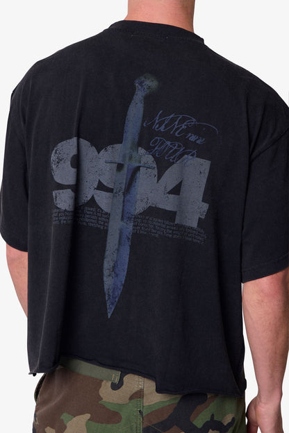 Knife Skull Tee - Black
