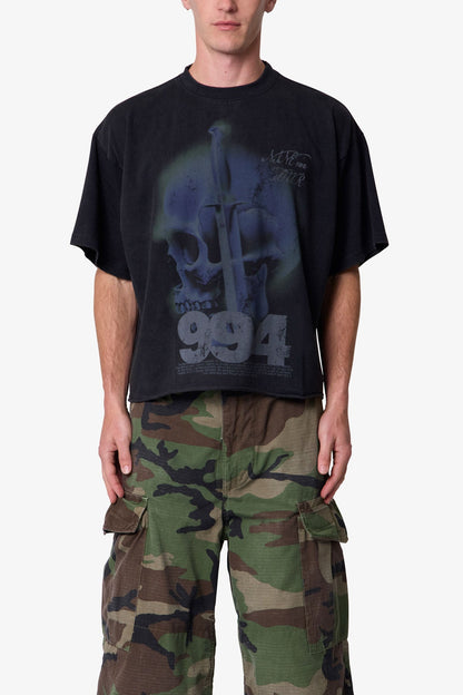 Knife Skull Tee - Black