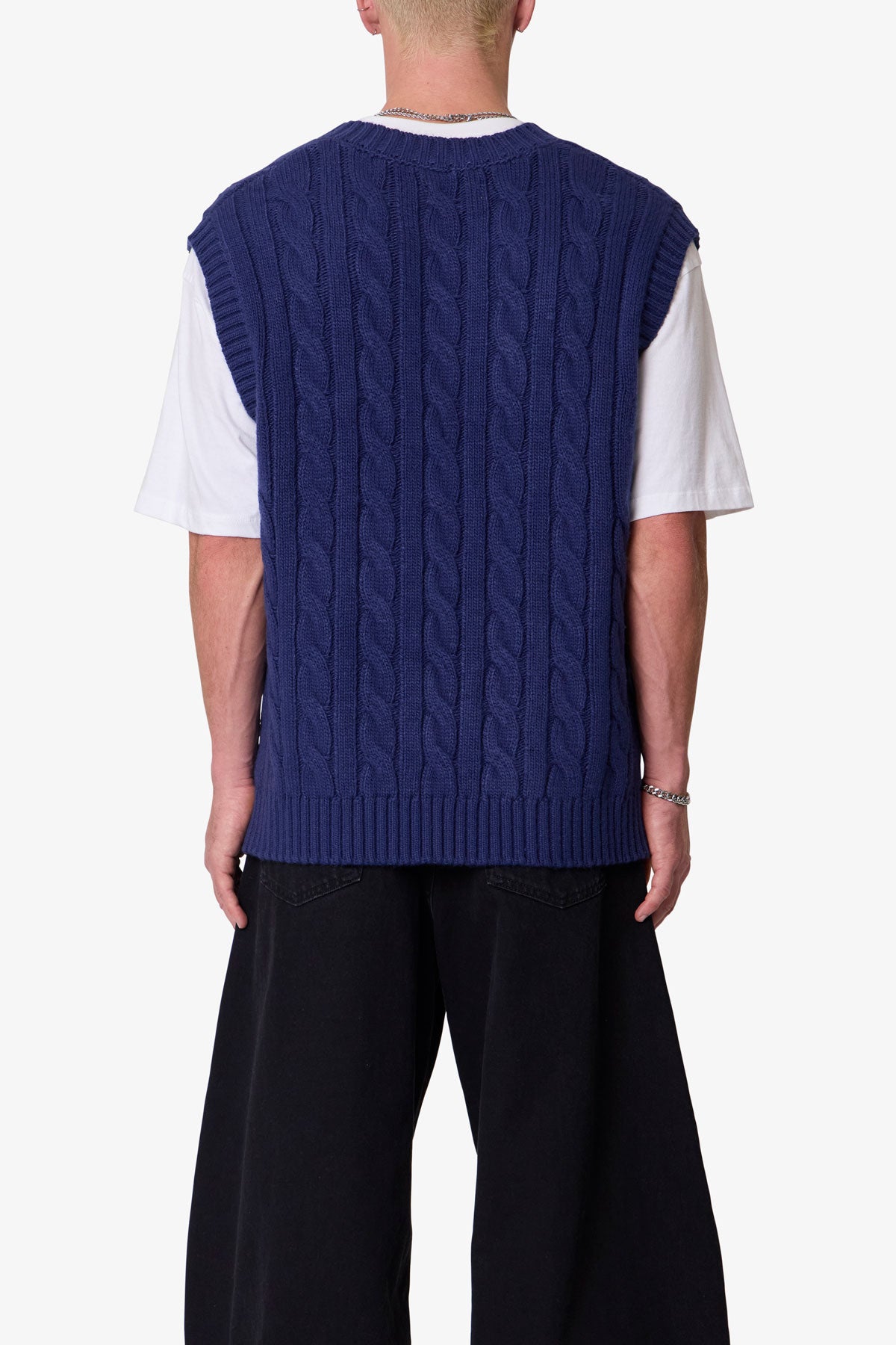 Knit Vest - Navy