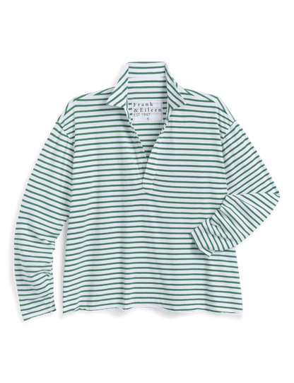 PATRICK Green and White Stripe, Vintage Jersey
