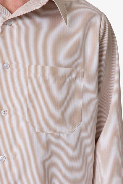 L/S Plaid Poplin Shirt - Brown