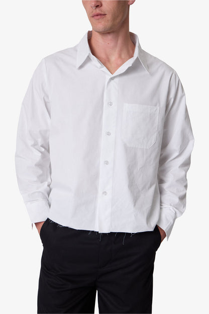 L/S Poplin Shirt - White