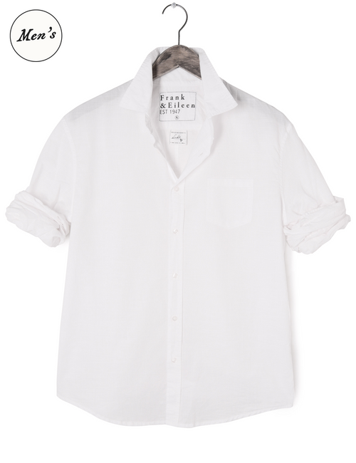 LUKE White, Italian Casual Cotton