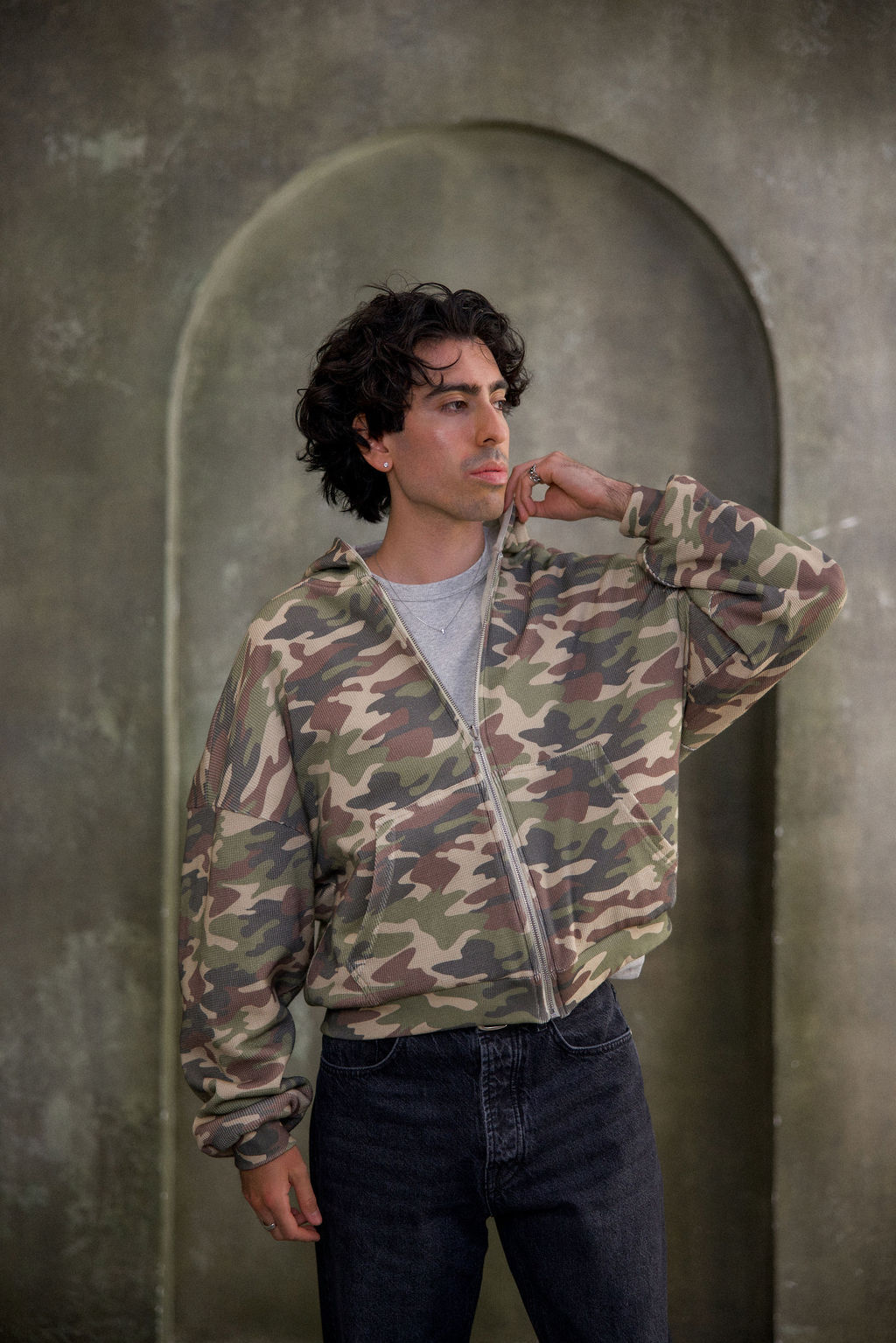 LWH Reversible Hoodie - Heather Grey