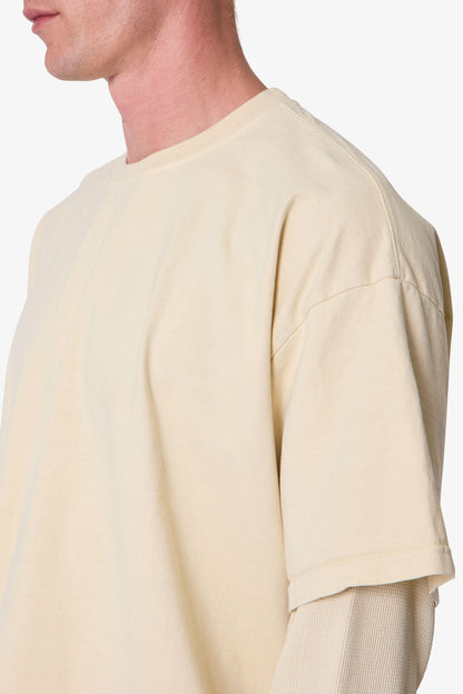 Layered Thermal L/S Tee - Off White