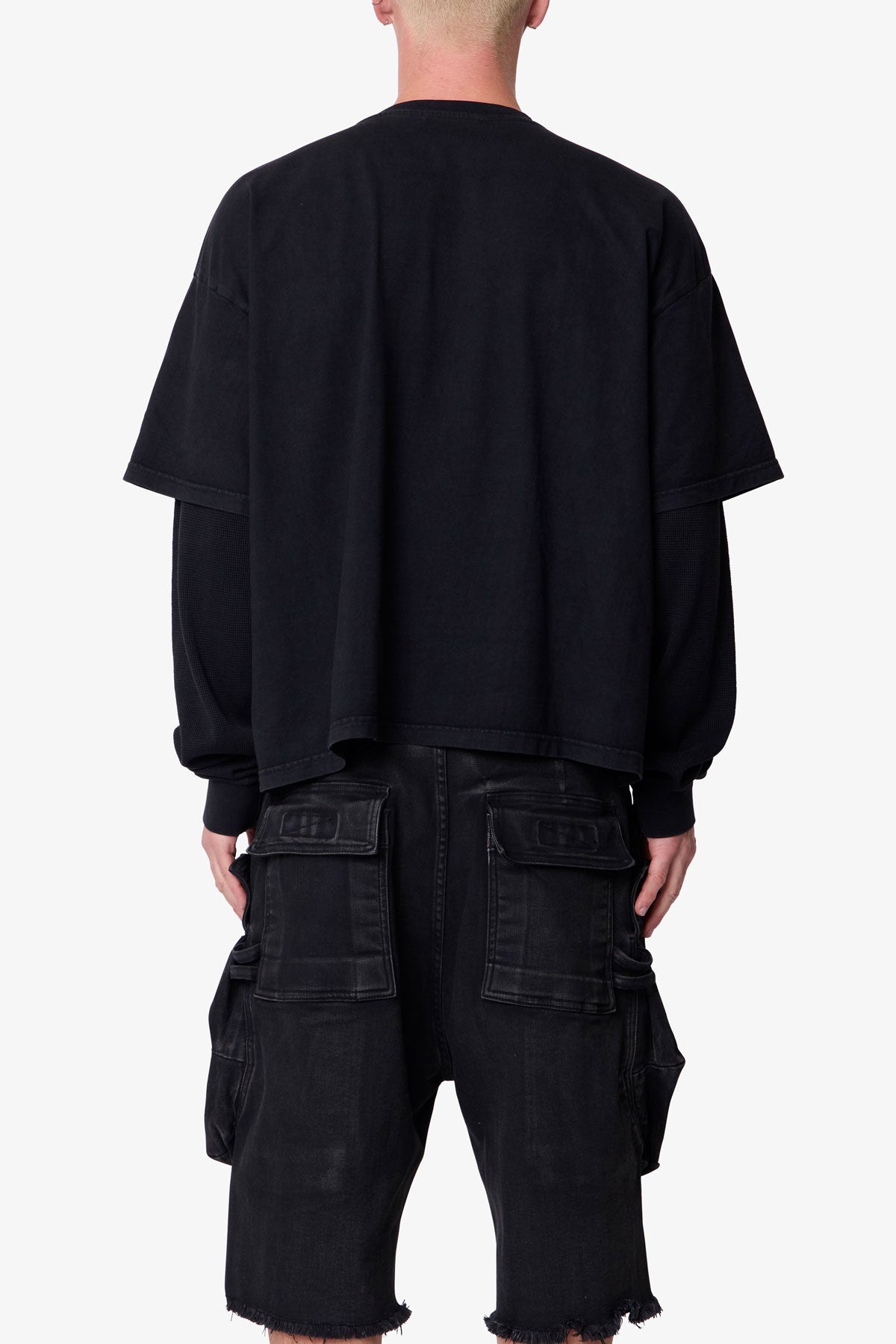 Layered Thermal L/S Tee - Vintage Black