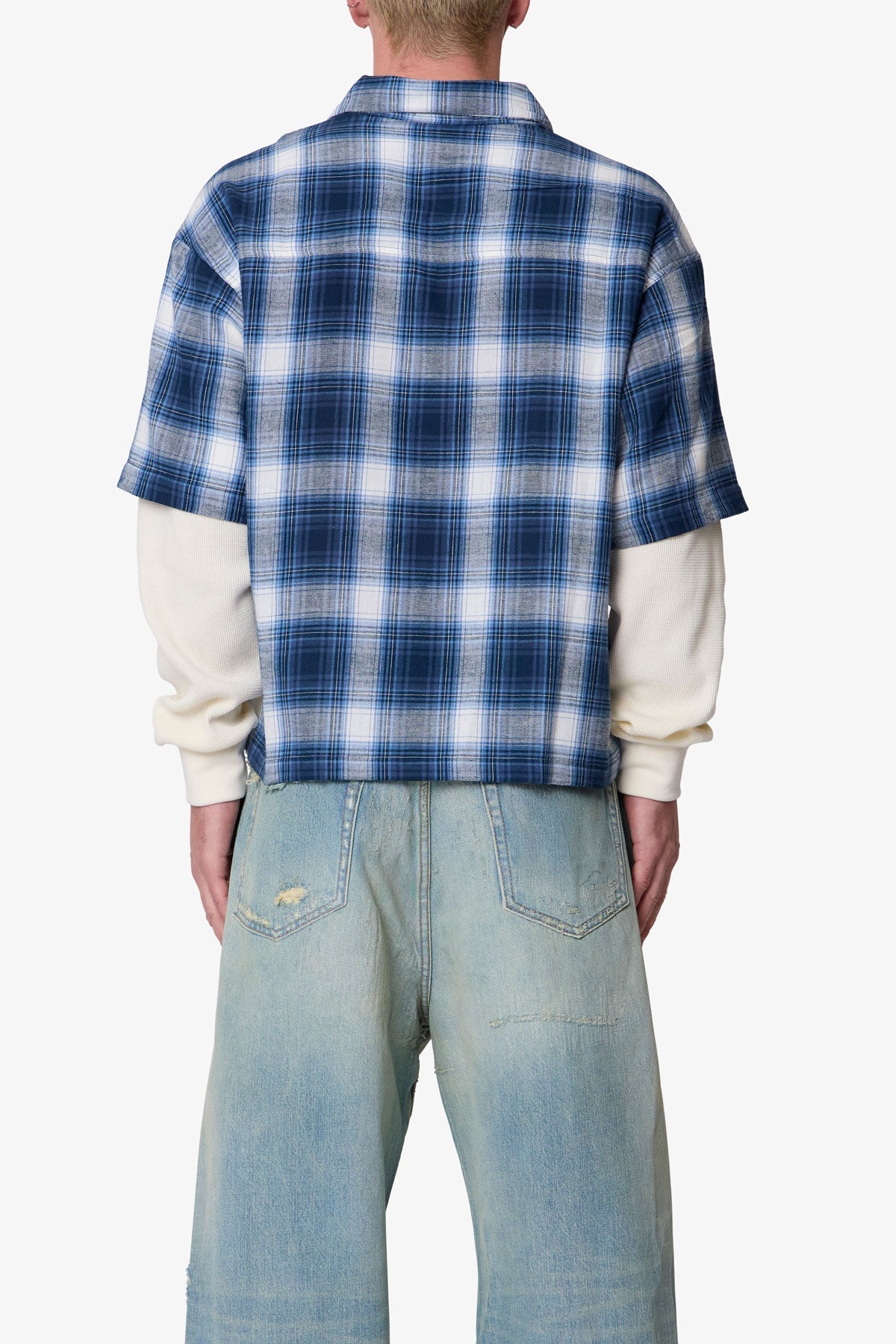 Layered Thermal S/S Shirt - Blue
