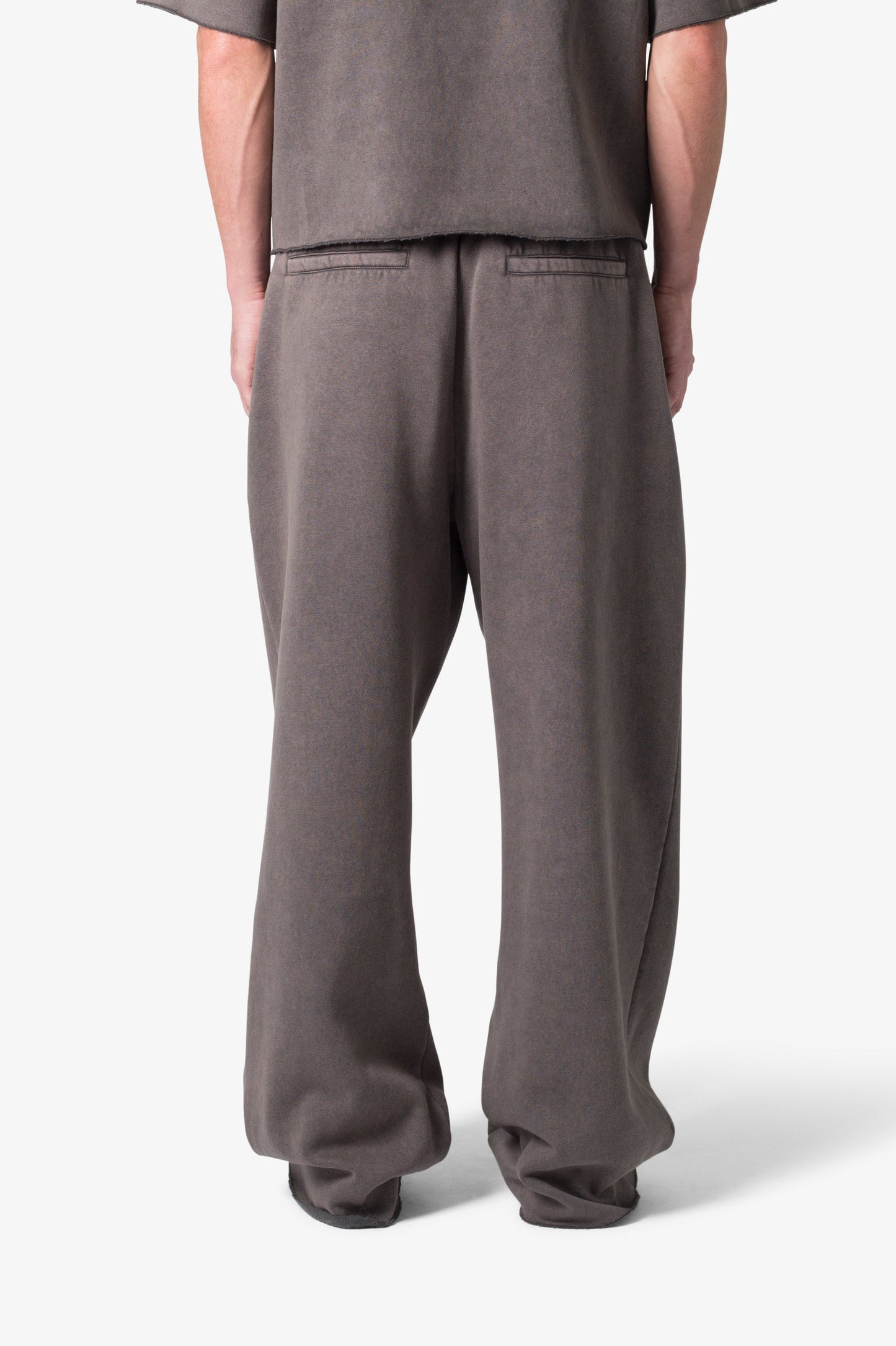 Lightweight Ultra Baggy Sweatpants - Washed Black