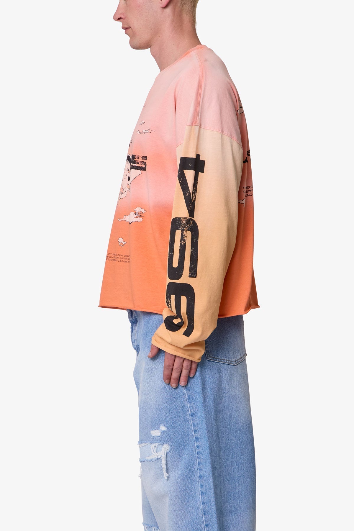 Lost L/S Tee - Orange
