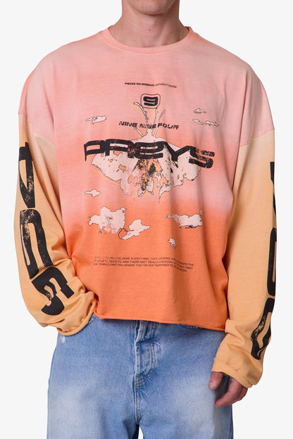 Lost L/S Tee - Orange
