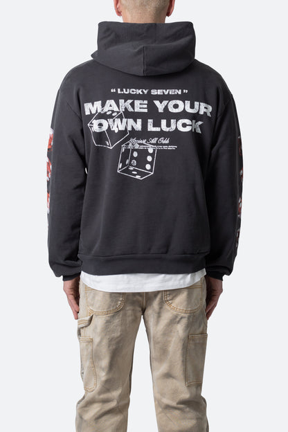 Lucky Seven Hoodie - Black