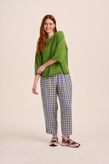 Lulu Knitted Merino Wool TShirt - Green