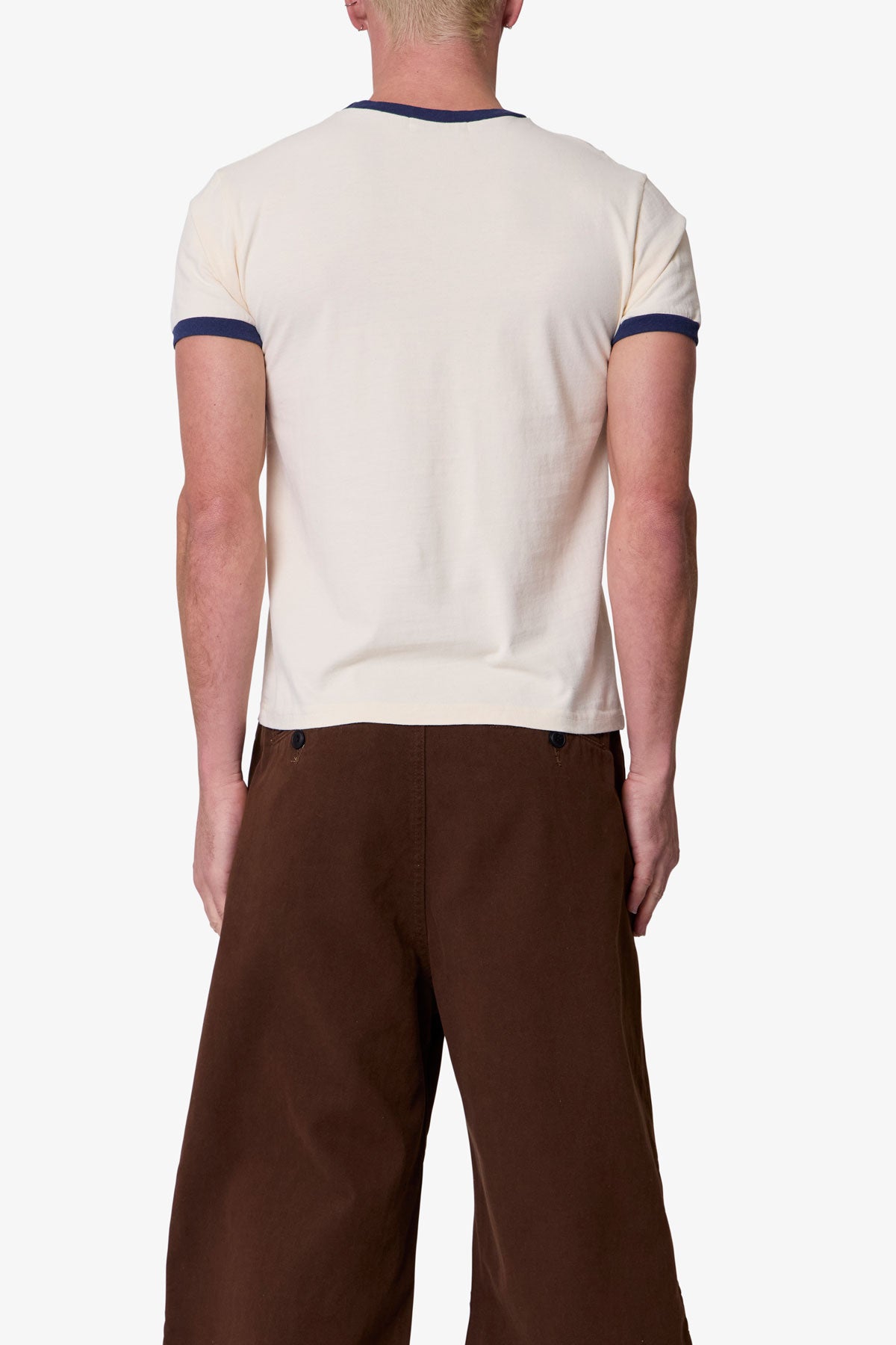 Lynx Ringer Tee - Off White