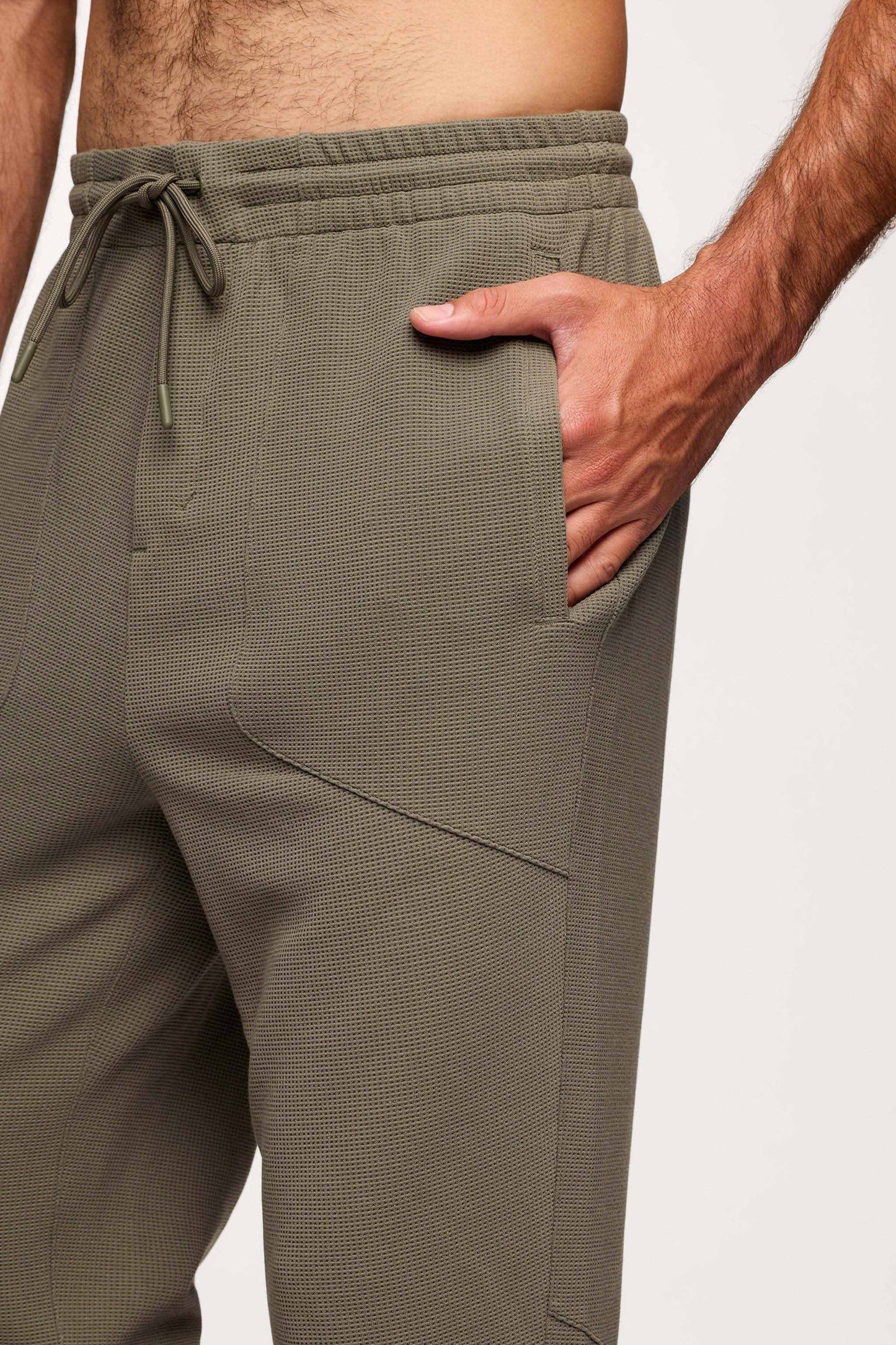 Performance Waffle Jogger | Olive