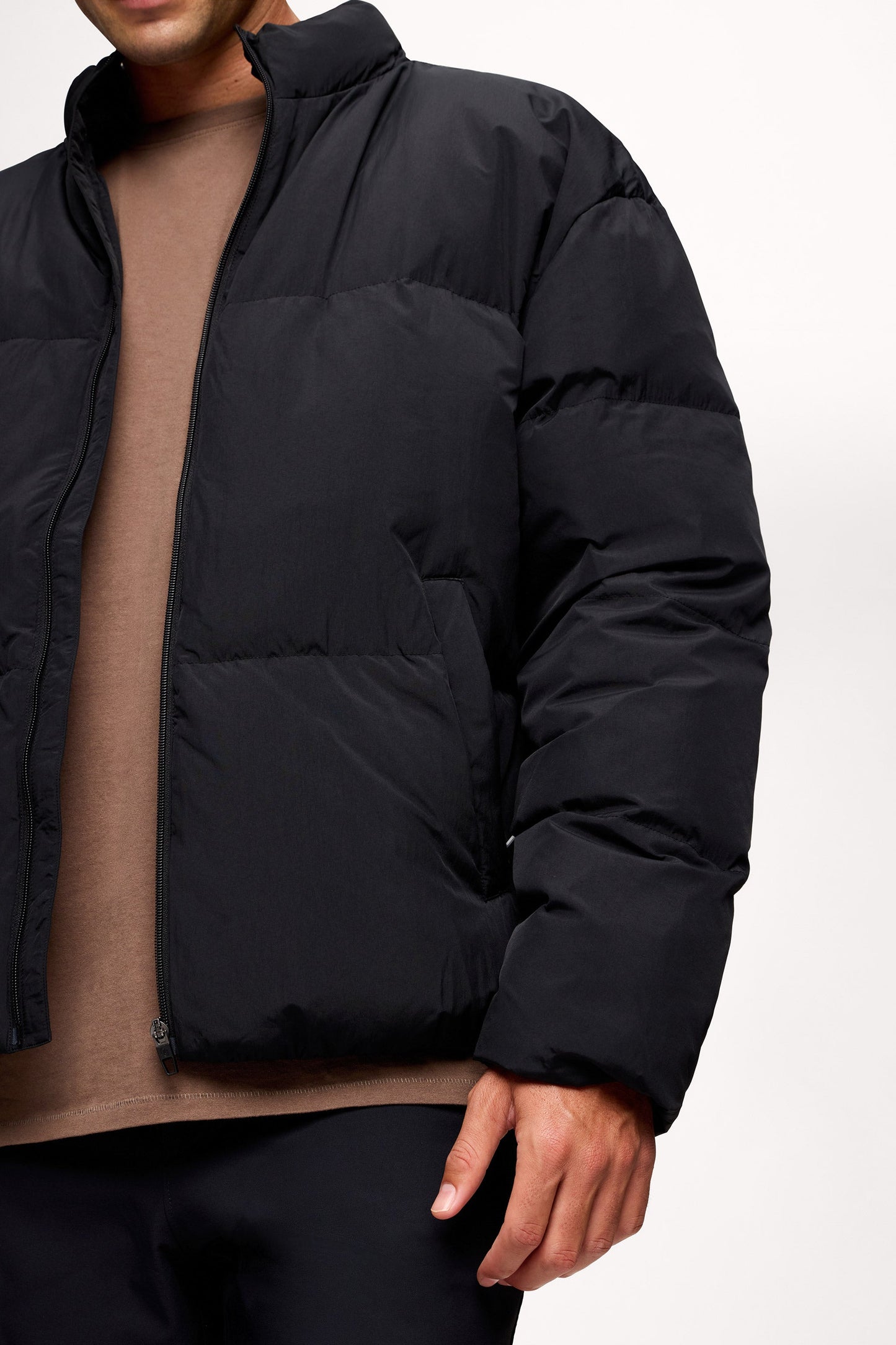 Men's Peak Puffer Jacket | Black