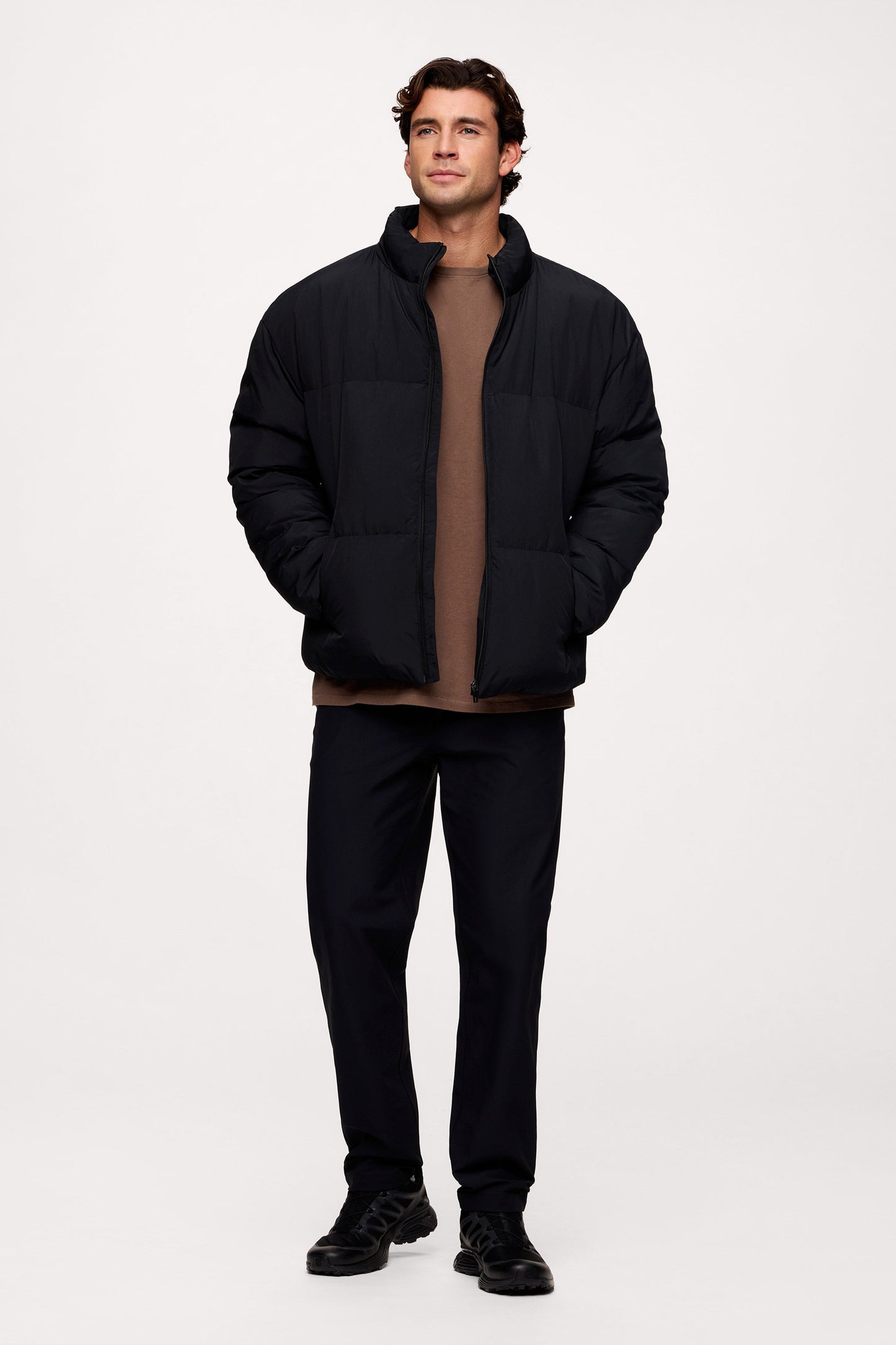 Men's Peak Puffer Jacket | Black