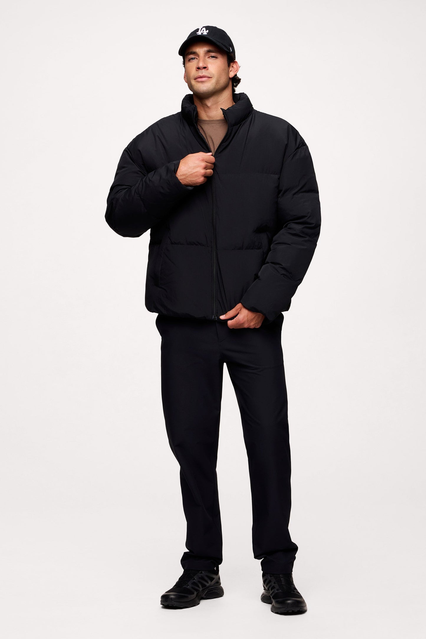 Men's Peak Puffer Jacket | Black