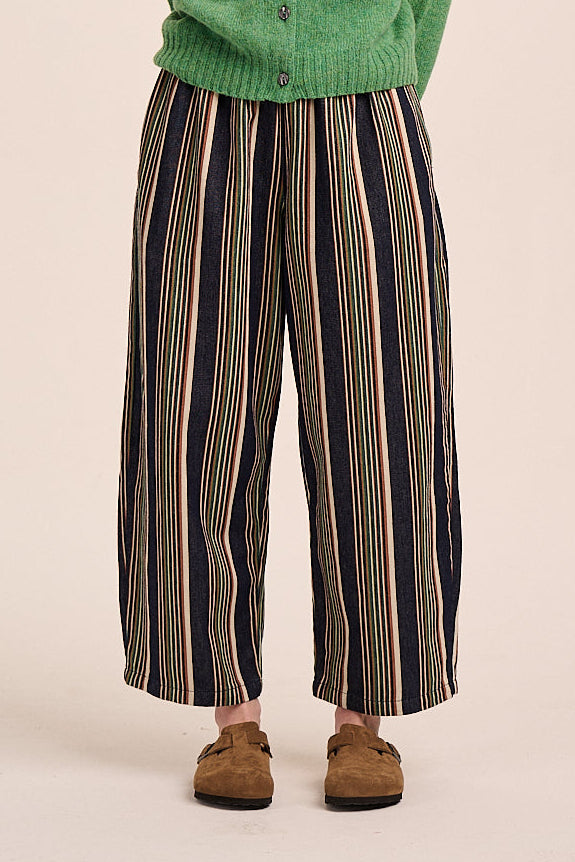 Ottie Denim Trousers - Multi Stripe