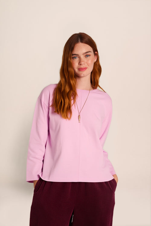 Marlow Garment Dyed TShirt - Lilac