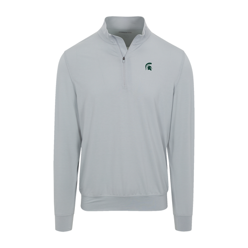 Michigan State Velocity Performance Quarter Zip Light Grey