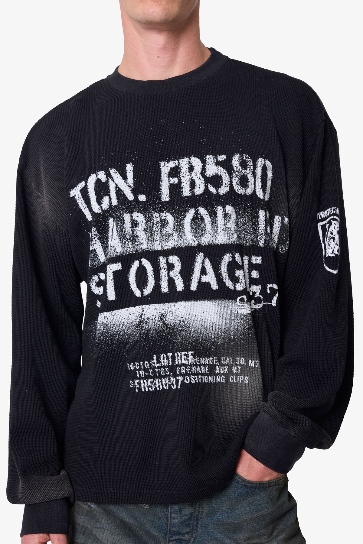Military Thermal L/S Tee - Black
