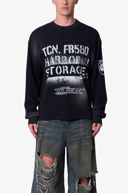 Military Thermal L/S Tee - Black