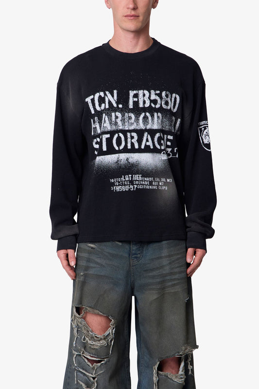 Military Thermal L/S Tee - Black