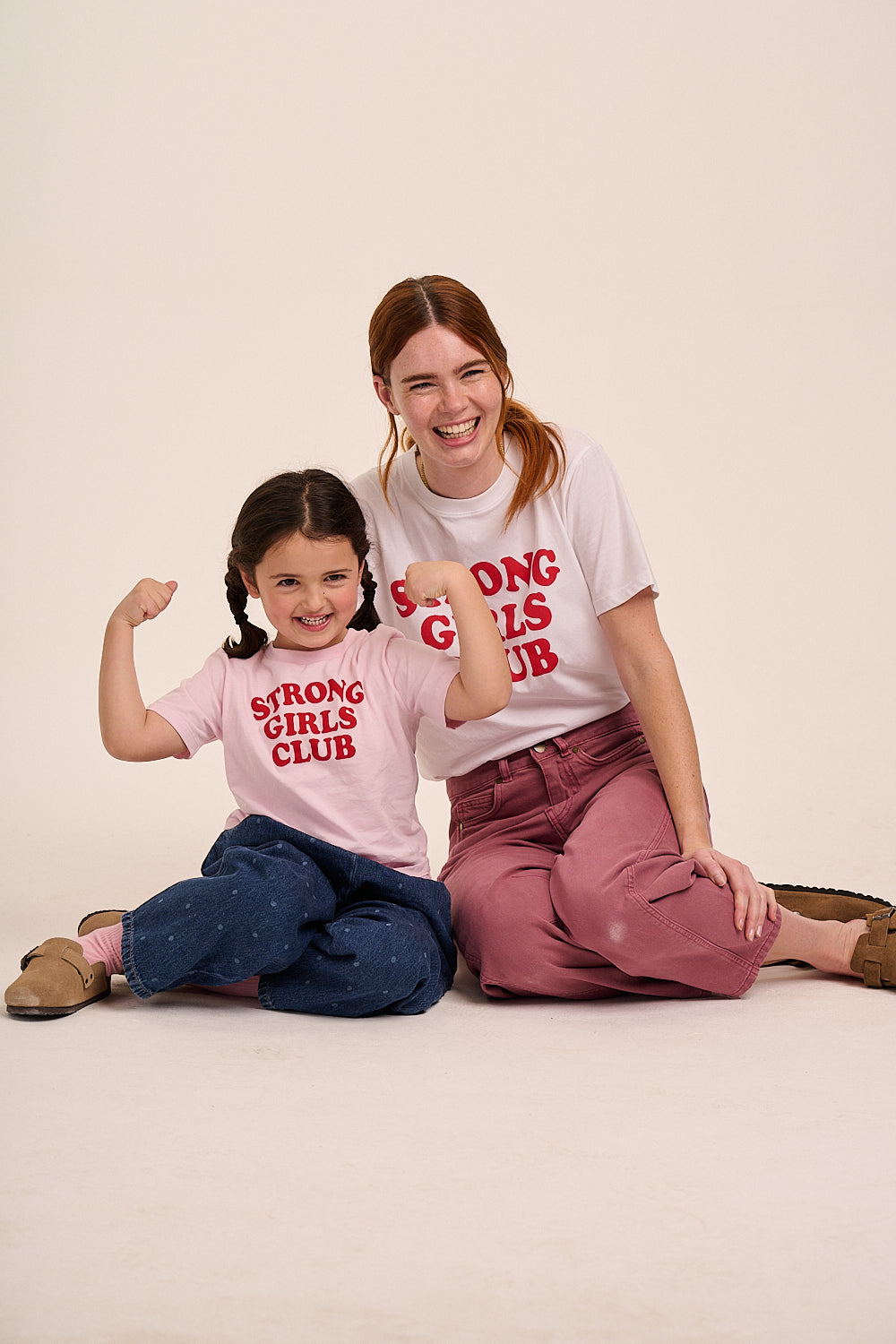 Strong Girls Club Crew TShirt - White
