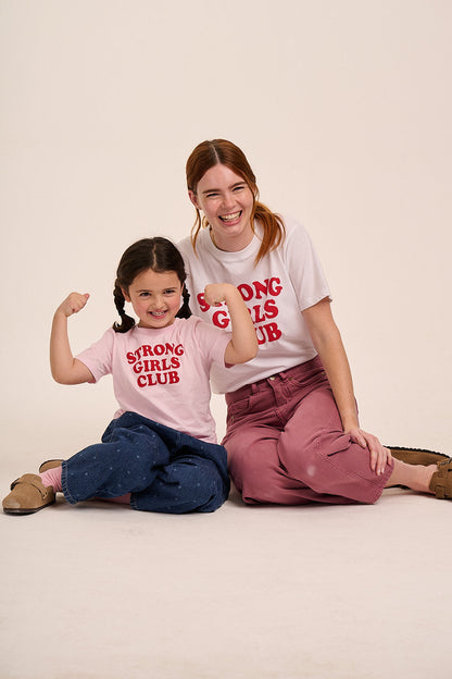 Strong Girls Club Crew TShirt - White