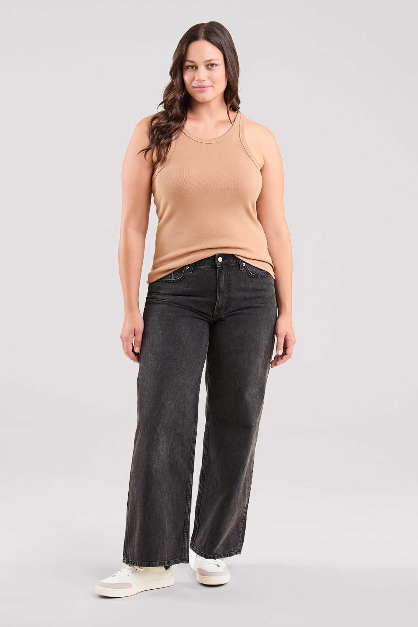 Essential Rib Tank Top | Cinnamon