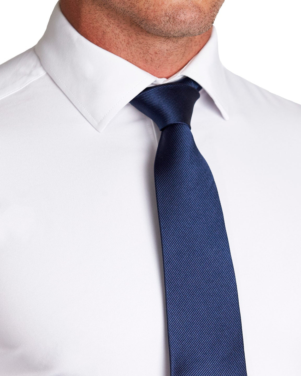 Navy Woven Silk Tie